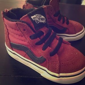 Toddler red vans